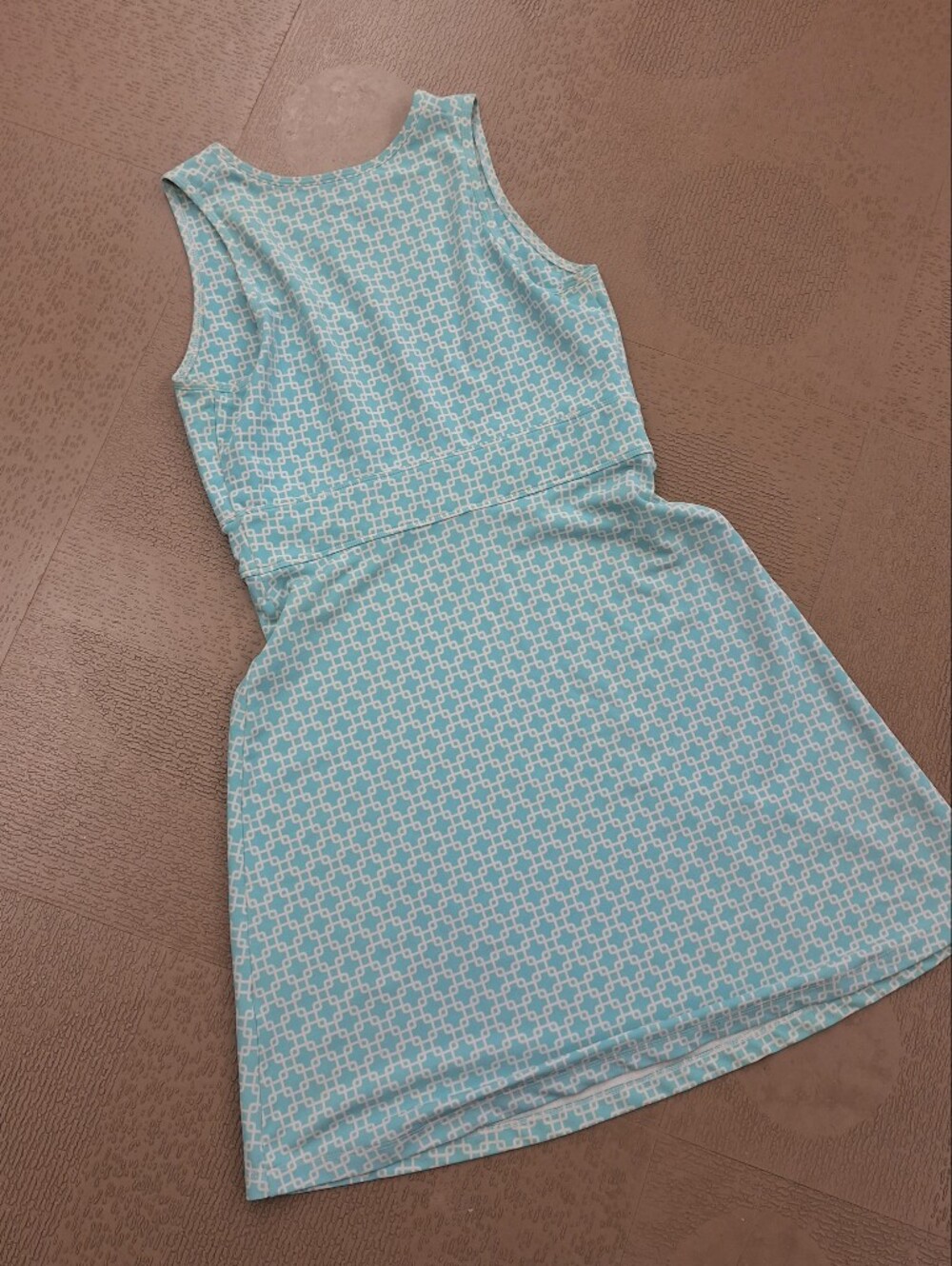 JUDE CONNALLY Women’s Light Blue Geometric Dress Size Small - Picture 5 of 7